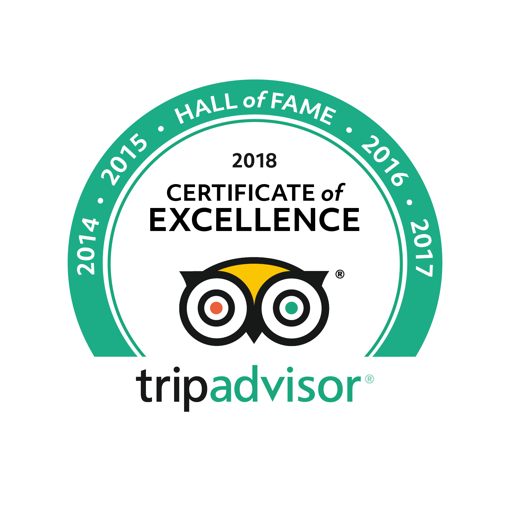 TripAdvisor Hall of Fame